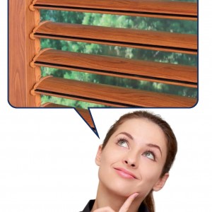 Roller Shutters With Adjustable Slats.