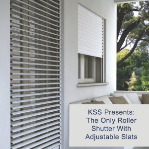 Roller Shutters With Adjustable Slats.