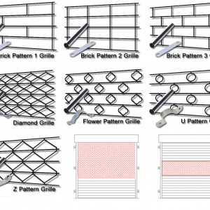 Roller Shutter Grille Styles