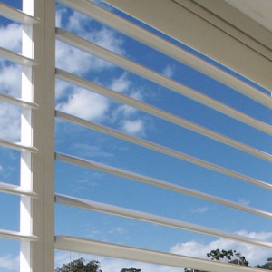 Roller Shutters With Adjustable Slats.